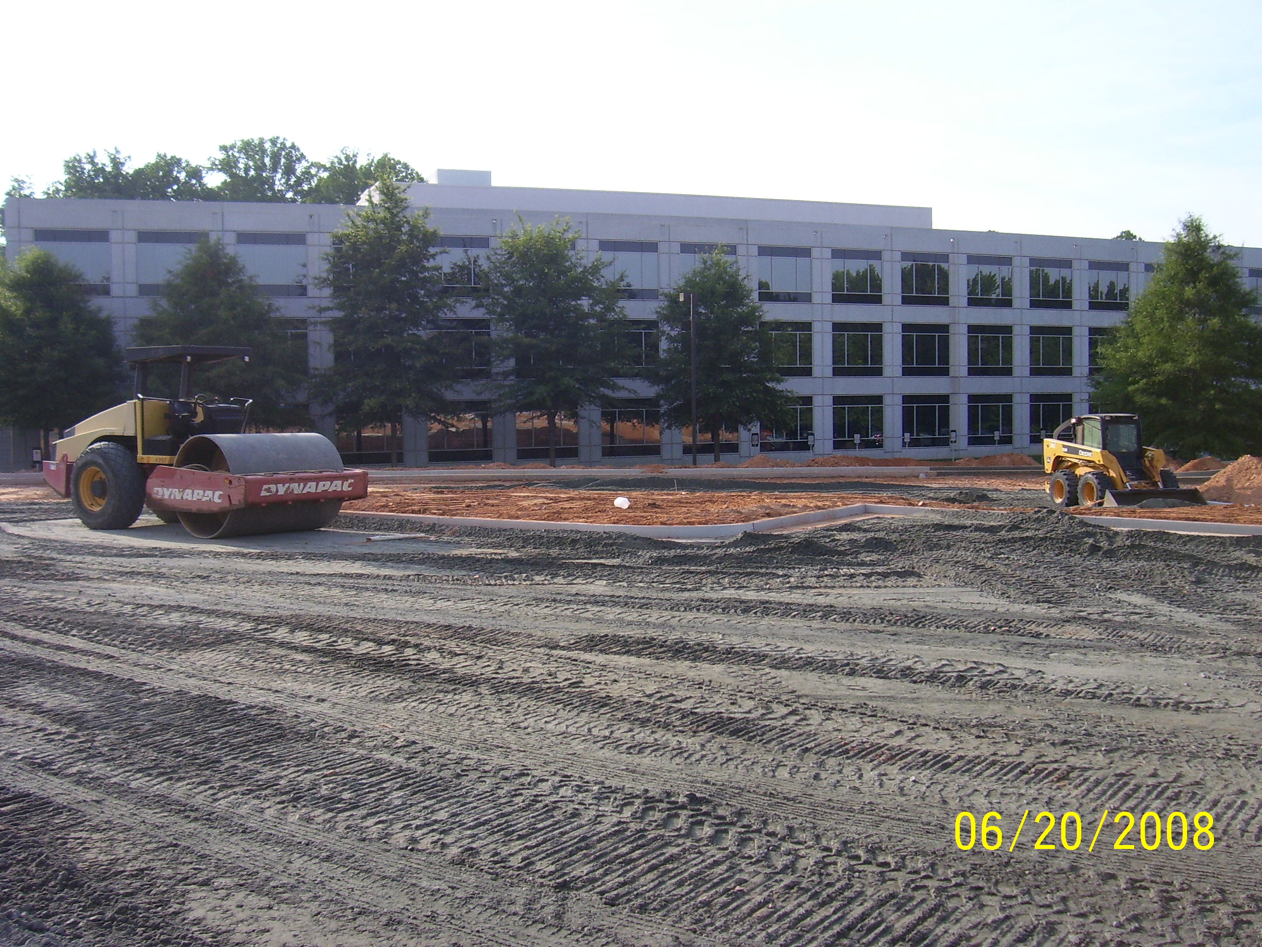 Parking lot addition